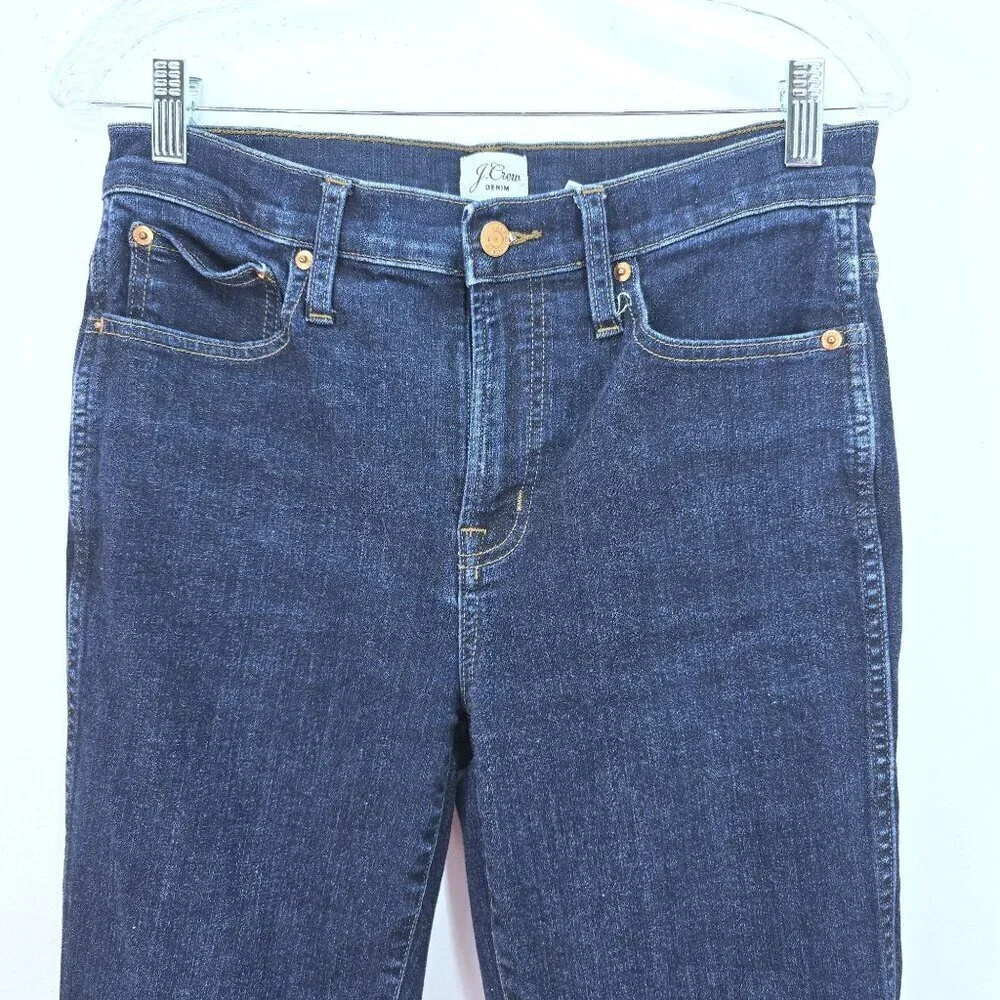 J. Crew Vintage Straight Dark Indigo Denim Women's Size 29